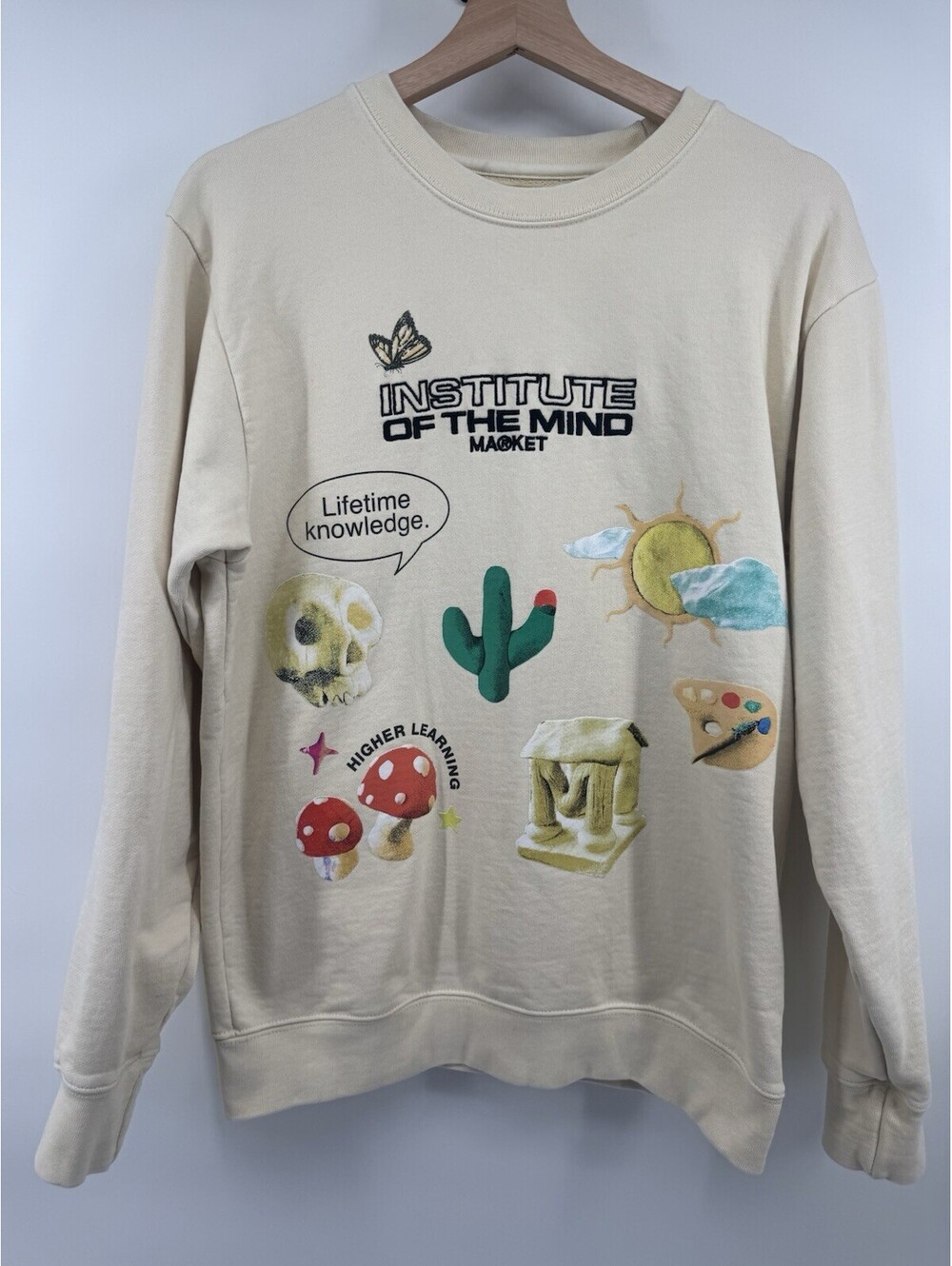 MARKET Men's Institute of the Mind Crewneck Size Small